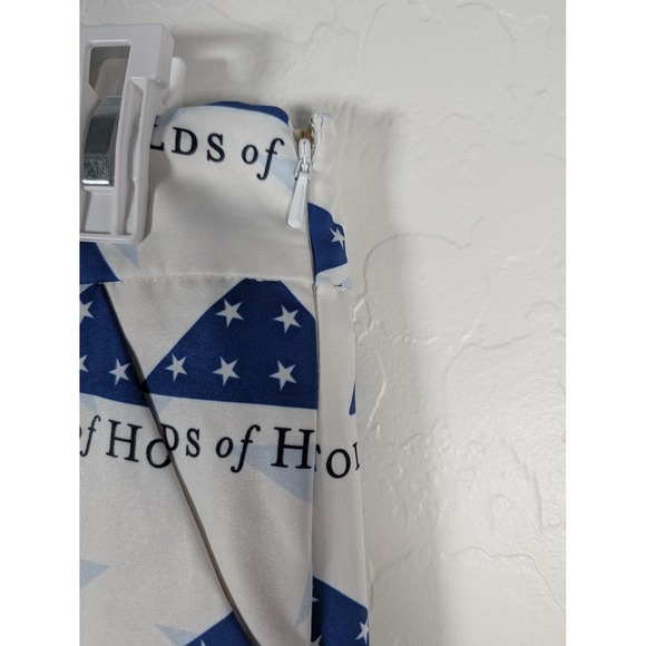 Loudmouth Skort Womens 6 White Blue Folds Of Honor Golf Skirt Shorts Patriotic - Picture 4 of 12